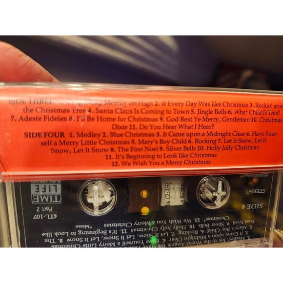 Time Life Treasury of Christmas Music Cassette 2 Tapes Sides 1-4 Tape Set 1986 - Picture 6 of 12